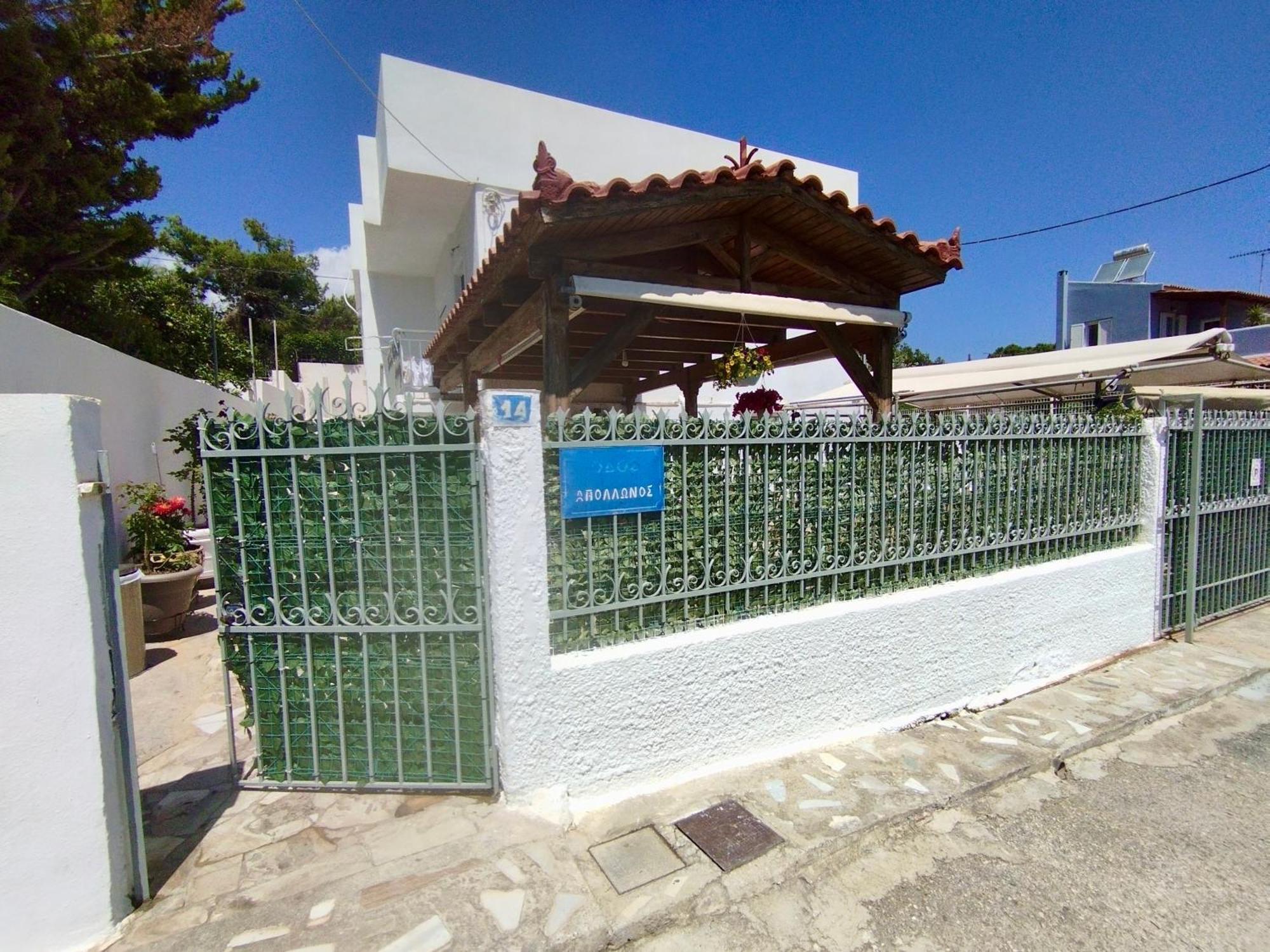 Sofia'S Seaview Villa Near Airport And Beach Artemida  Exterior photo
