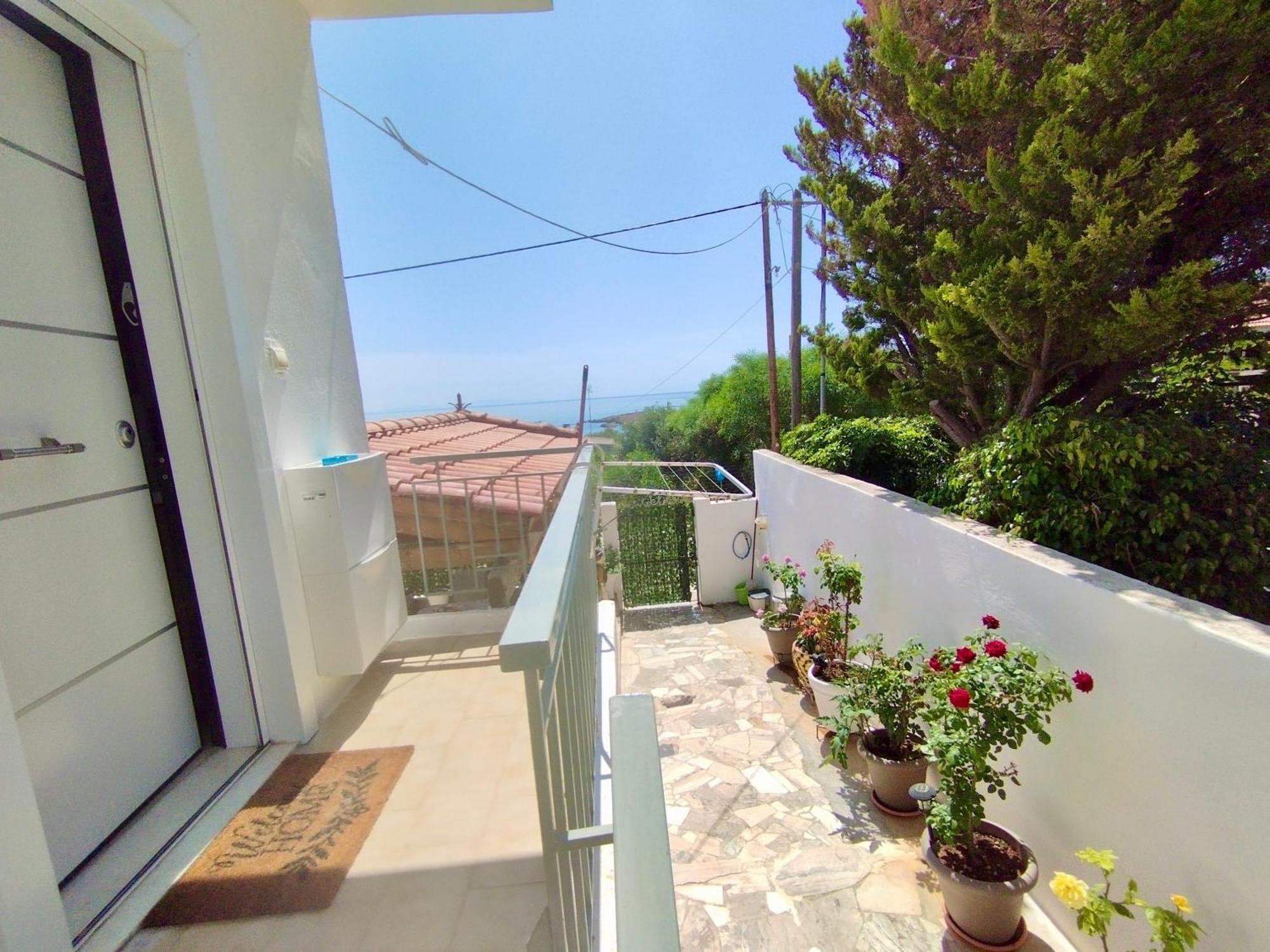 Sofia'S Seaview Villa Near Airport And Beach Artemida  Exterior photo