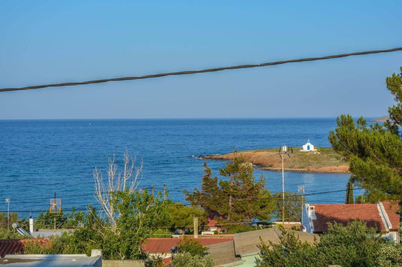 Sofia'S Seaview Villa Near Airport And Beach Artemida  Exterior photo