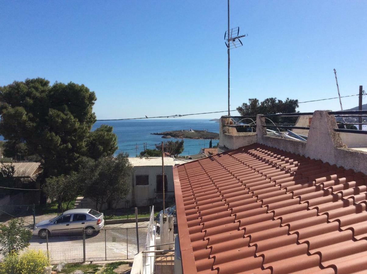 Sofia'S Seaview Villa Near Airport And Beach Artemida  Exterior photo