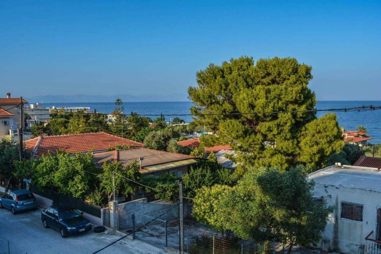 Sofia'S Seaview Villa Near Airport And Beach Artemida  Exterior photo